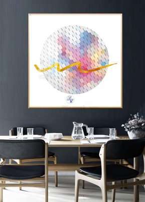 File in ấn File tranh hiện đại pha lê gương HD31519 (bản gốc) chất lượng cao