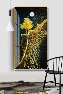 Cung cấp file tranh gốc File tranh treo hiện đại HD3203 độc quyền