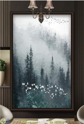 Download file gốc File tranh treo hiện đại HD3229 (in lụa) nghệ thuật