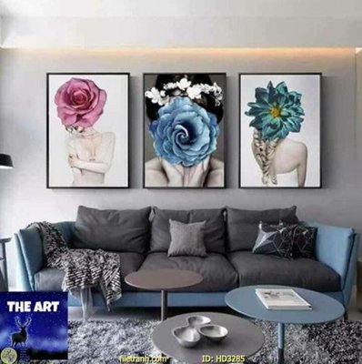 File gốc File tranh treo hiện đại HD3285 (in 3D) cho trang trí