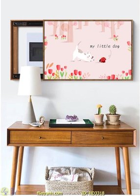 File tranh File tranh treo hiện đại HD3318 (ảnh gốc) in trần 3D