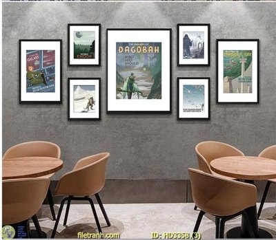 Tải file File tranh treo hiện đại HD3358 (gốc) in ấn chất lượng
