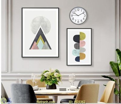 File tranh File tranh treo hiện đại HD3362 (gốc) chủ đề trẻ em