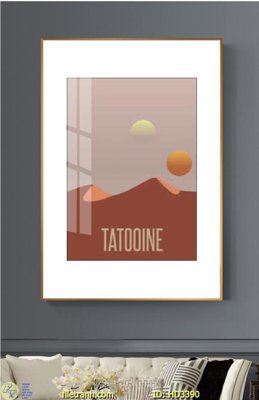 File in mica File tranh treo hiện đại HD3390 (bản gốc) siêu trong