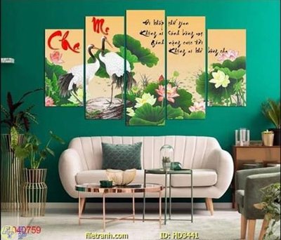 File gốc File tranh treo hiện đại HD3441 (thiết kế) cho in ấn