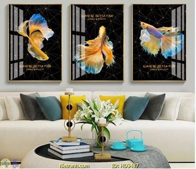 Download file File tranh treo hiện đại HD3487 (chuẩn in) File tranh treo hiện đại HD3487