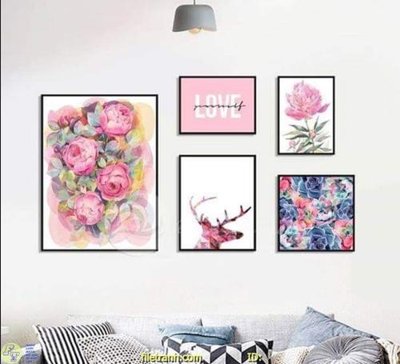 File gốc File tranh treo hiện đại HD3608 (cho in ấn) độc quyền