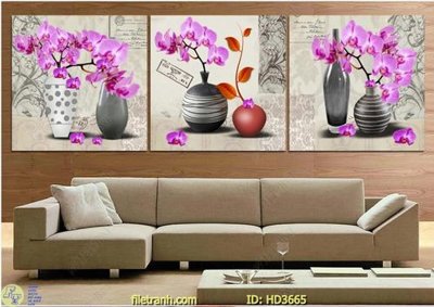 File gốc File tranh treo hiện đại HD3665 (in ấn) không giới hạn