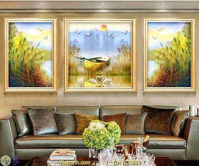 Tải file File tranh treo hiện đại HD3693 (PSD) cho in tranh 3D