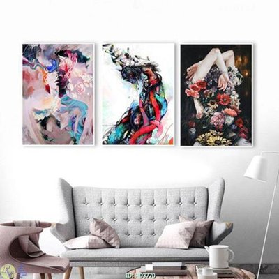 File tranh File tranh bộ hiện đại HD3770 (ảnh gốc) in trần 3D