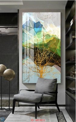 Tệp tin gốc File tranh treo hiện đại HD3811 (dùng cho in) File tranh treo hiện đại HD3811