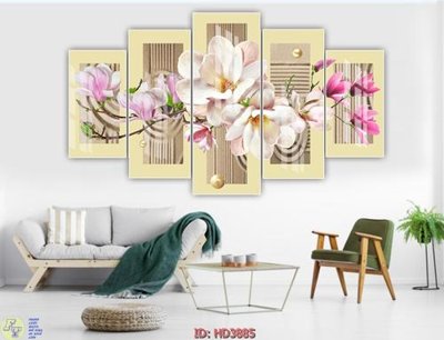 File gốc File tranh treo hiện đại HD3885 (ảnh chi tiết) để in lụa