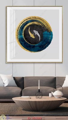 File gốc File tranh treo hiện đại HD3989 (in lụa) chi tiết cao