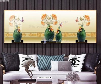 Tải file File bộ tranh treo hiện đại HD40078 (PSD) cho in tranh 3D