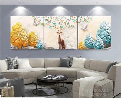 File gốc in mica File tranh hiện đại HD4010 chất lượng