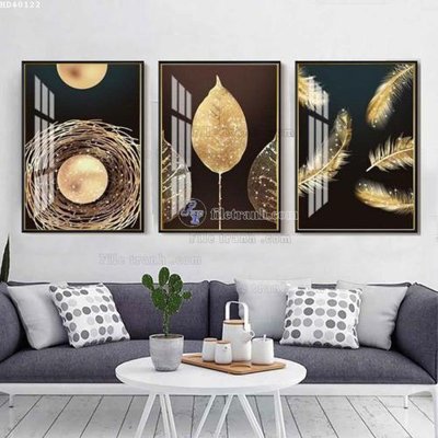 File in mica File bộ tranh treo hiện đại HD40122 (bản gốc) sắc sảo