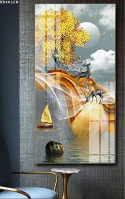 Tải file File bộ tranh treo hiện đại HD40168 (ảnh gốc) file AI/EPS