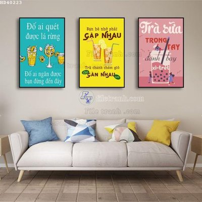 File PSD File bộ tranh treo hiện đại HD40223 (gốc) nhiều lớp (multi-layer)