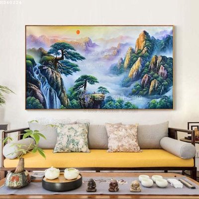 File tranh quảng cáo File bộ tranh treo hiện đại HD40224 (download file gốc)