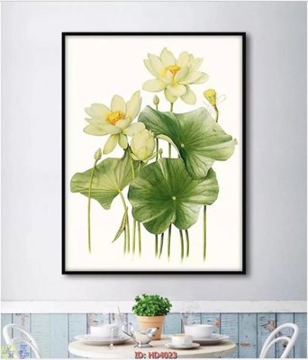 Hình ảnh file gốc in lụa File tranh treo hiện đại HD4023