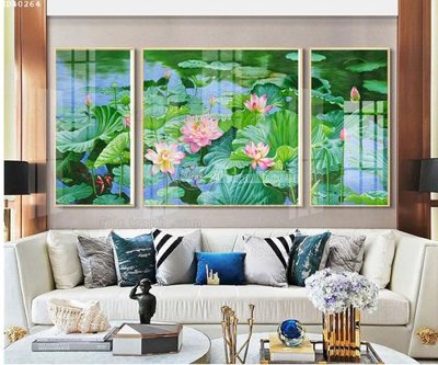 File tranh File bộ tranh treo hiện đại HD40264 (bản gốc) in canvas