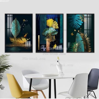 File gốc File bộ tranh treo hiện đại HD40287 cho in ấn và thiết kế