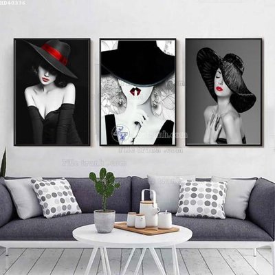 File gốc File bộ tranh treo hiện đại HD40336 (in lụa) chi tiết cao