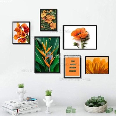 File tranh File bộ tranh treo hiện đại HD40337 (gốc) chủ đề thiên nhiên