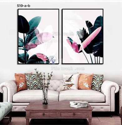 File gốc File bộ tranh treo hiện đại HD40354 (trang trí) phòng trẻ em