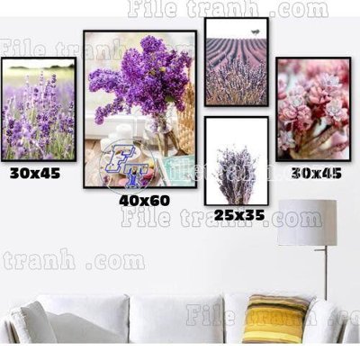 Download file gốc File bộ tranh treo hiện đại HD40433 (in mica) trang trí