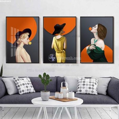 File in mica File bộ tranh treo hiện đại HD40445 (ảnh gốc) đẹp