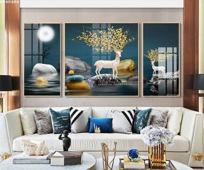 File tranh File bộ tranh treo hiện đại HD40484 (ảnh gốc) không bị mờ