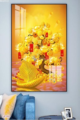 File gốc File bộ tranh treo hiện đại HD40529 (thiết kế) cho in ấn