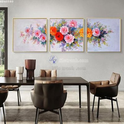 Ảnh gốc file in lụa File bộ tranh treo hiện đại HD40580 chi tiết