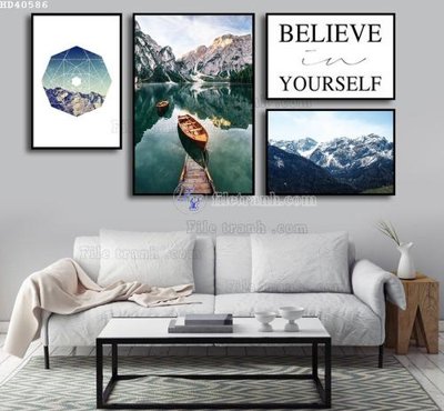 File PSD File bộ tranh treo hiện đại HD40586 (bản gốc) dễ dàng edit