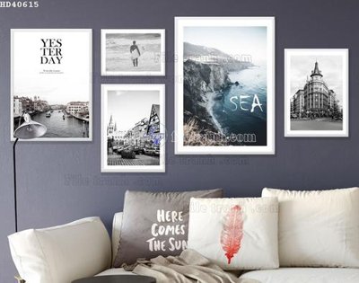 File tranh File bộ tranh treo hiện đại HD40615 (file gốc) chuẩn màu in