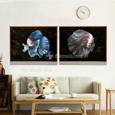 File gốc File bộ tranh treo hiện đại HD40618 (PNG) chất lượng cao