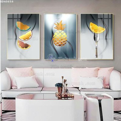 File PSD File bộ tranh treo hiện đại HD40658 (bản gốc) chất lượng nhất