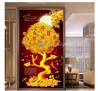 File in mica File bộ tranh treo hiện đại HD40704 (bản gốc) siêu trong