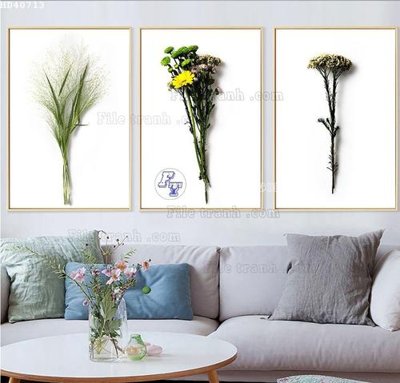 File gốc File bộ tranh treo hiện đại HD40713 (PNG) chất lượng cao