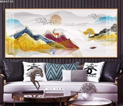 File ảnh File bộ tranh treo hiện đại HD40720 (gốc) cho trang trí nội thất