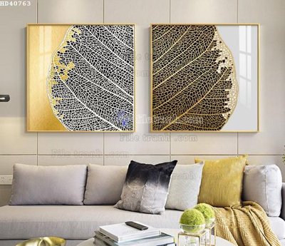 File tranh File bộ tranh treo hiện đại HD40763 (gốc) in film