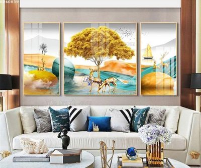 File tranh File bộ tranh treo hiện đại HD40839 (gốc) chủ đề trẻ em