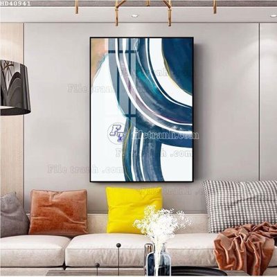 File in trần File bộ tranh treo hiện đại HD40941 (bản gốc 3D) sống động