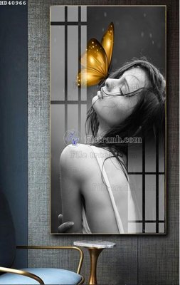 File PSD File bộ tranh treo hiện đại HD40966 (bản gốc) cho nhà in