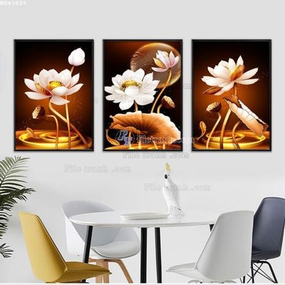 Tải file File bộ tranh treo hiện đại HD41029 (gốc) in tranh tráng gương