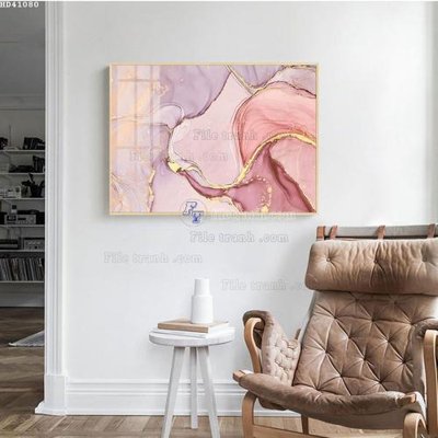 File gốc File bộ tranh treo hiện đại HD41080 (in lụa) họa tiết 3D