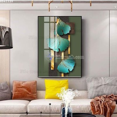 Tải file File bộ tranh treo hiện đại HD41129 (gốc) làm file tranh quảng cáo