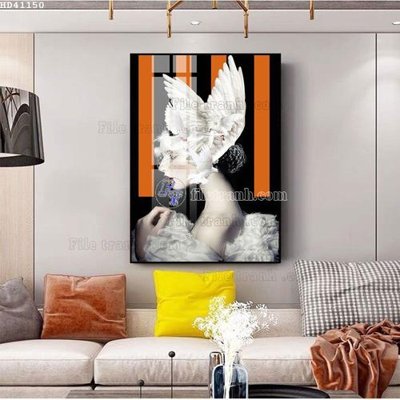 File tranh File bộ tranh treo hiện đại HD41150 (gốc) chủ đề trẻ em