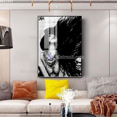 File tranh File bộ tranh treo hiện đại HD41151 (bản gốc) in lụa 5D